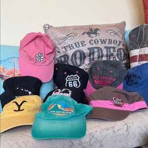 Colorful Baseball Caps Collection